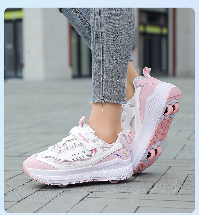 Girls' Roller Skates, Sports Shoes, New Kidsren's Walking Shoes, Medium and Large Kidsren's Dad's Shoes, Girls' Roller Skates, Running Shoes