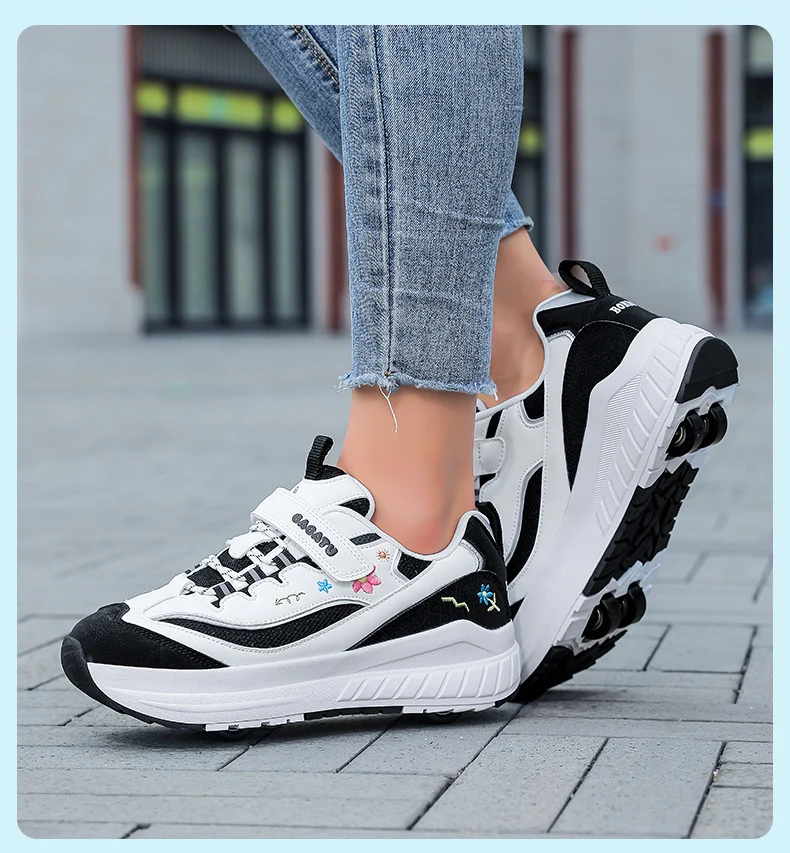 Girls' Roller Skates, Sports Shoes, New Kidsren's Walking Shoes, Medium and Large Kidsren's Dad's Shoes, Girls' Roller Skates, Running Shoes