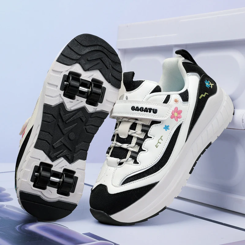 Girls' Roller Skates, Sports Shoes, New Kidsren's Walking Shoes, Medium and Large Kidsren's Dad's Shoes, Girls' Roller Skates, Running Shoes