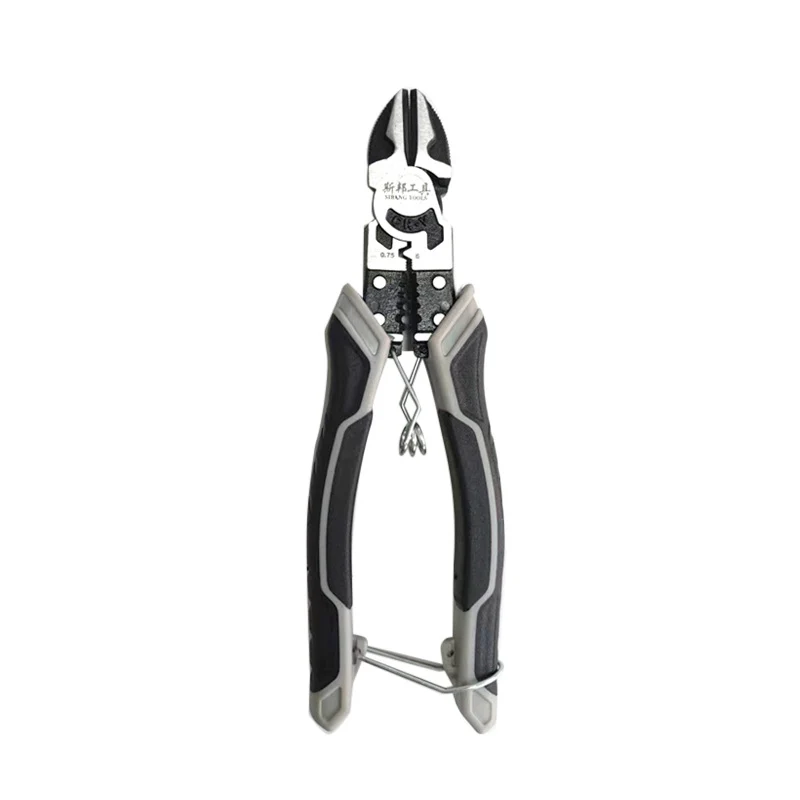German-Style Multi-Functional Hand Pliers, Industrial-Grade Eccentric Wire Pliers, Needle-Nose Pliers, Diagonal Nose Pliers, Electrician's Special Pliers for Wire Stripping