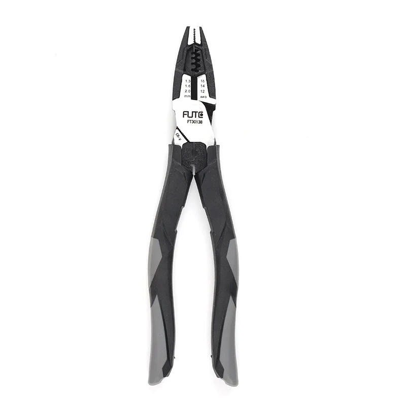 [Forte Industrial Multifunctional Wire Stripping Pliers] Pointed-nose Pliers Oblique Pliers Biaxial Cutting Pliers Labor-saving Vise