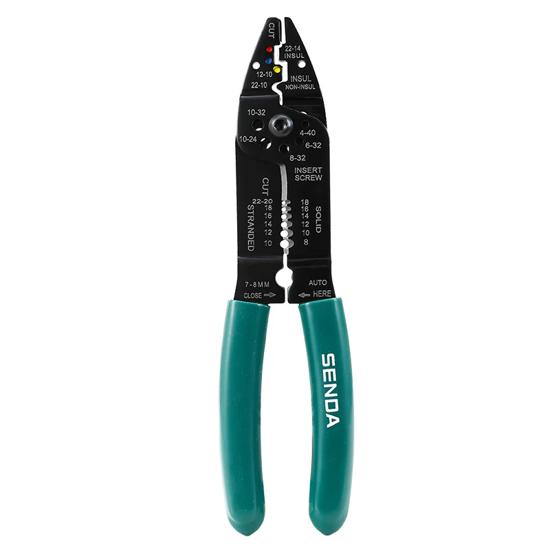 Wire Stripping Pliers, Electrician's Special Tools, Multi-Functional Pliers, Wire Cutting and Stripping Artifact, Universal Wire and Cable Scissors