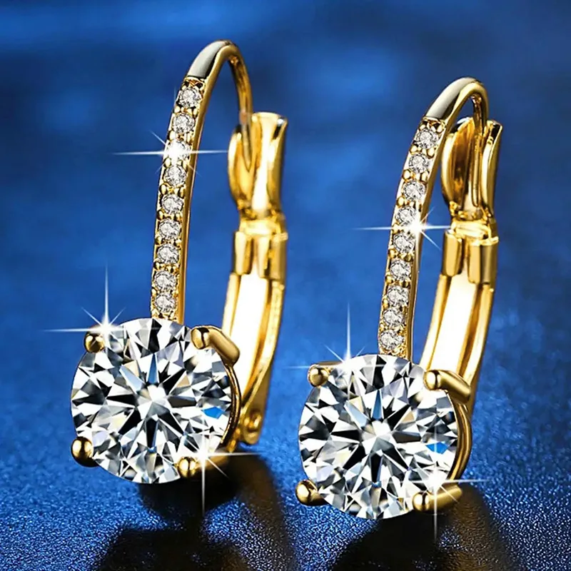 Elegant Fashion Earrings Minimal Design Women Daily Wear Jewelry Earrings
