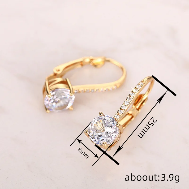 Elegant Fashion Earrings Minimal Design Women Daily Wear Jewelry Earrings