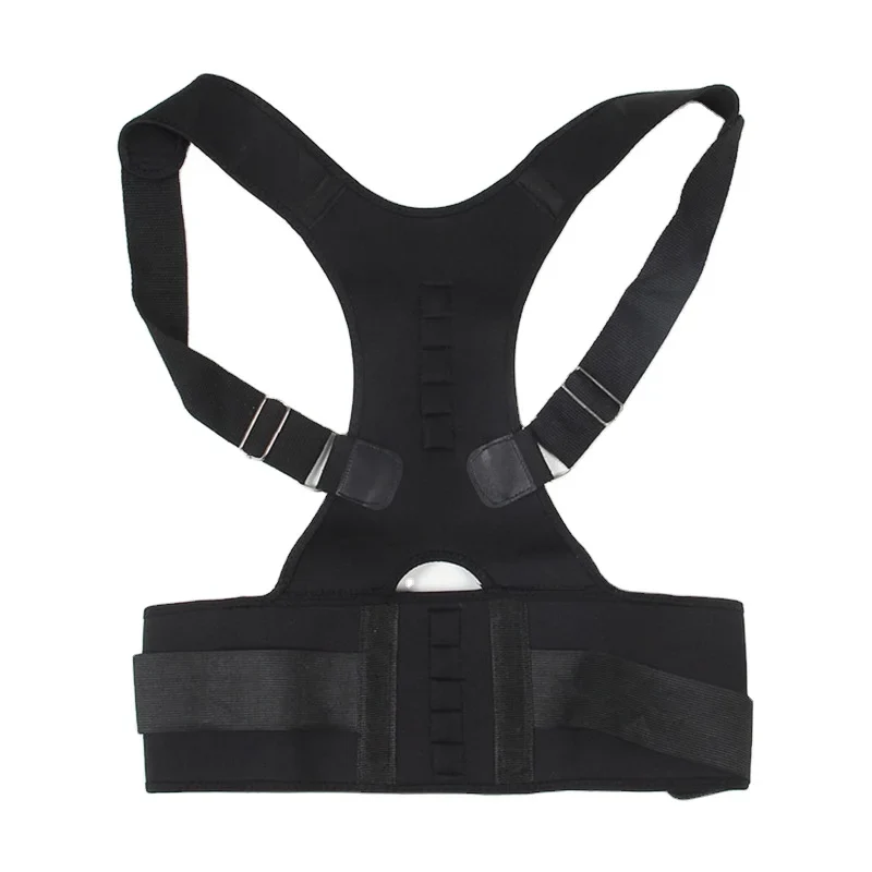 Bases Comfortable Adjustable Upper Back Brace Breathable Posture Corrector with Protective Function