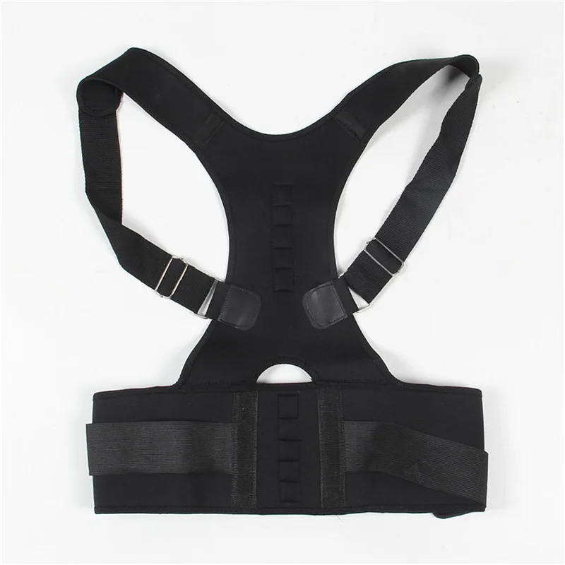 Bases Comfortable Adjustable Upper Back Brace Breathable Posture Corrector with Protective Function