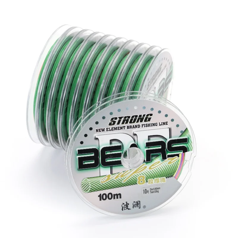 8 Strands Multicolor 1000m PE Fishing Line Super Strong BRAIDED FISHING LINE
