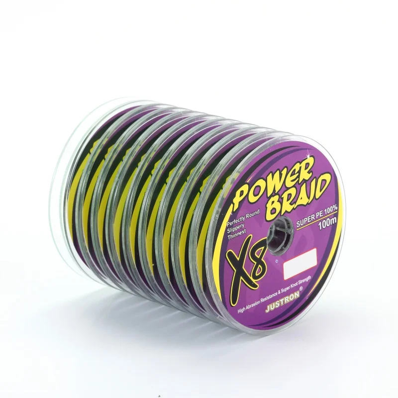 8 Strands Multicolor 1000m PE Fishing Line Super Strong BRAIDED FISHING LINE