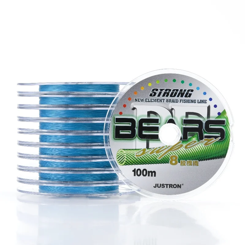8 Strands Multicolor 1000m PE Fishing Line Super Strong BRAIDED FISHING LINE