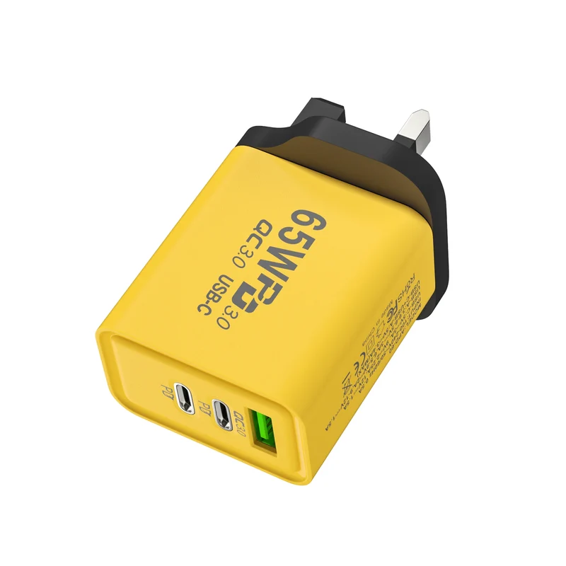 2025 Trending Products 65W Power Adapter Portable Wall Phone Charger Suitable for Any Mobile Phone Plug Travel Adapter