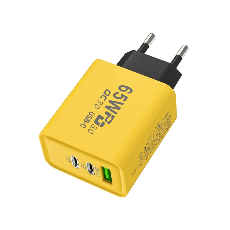 2025 Trending Products 65W Power Adapter Portable Wall Phone Charger Suitable for Any Mobile Phone Plug Travel Adapter