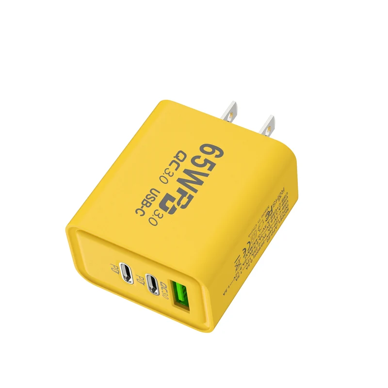 2025 Trending Products 65W Power Adapter Portable Wall Phone Charger Suitable for Any Mobile Phone Plug Travel Adapter