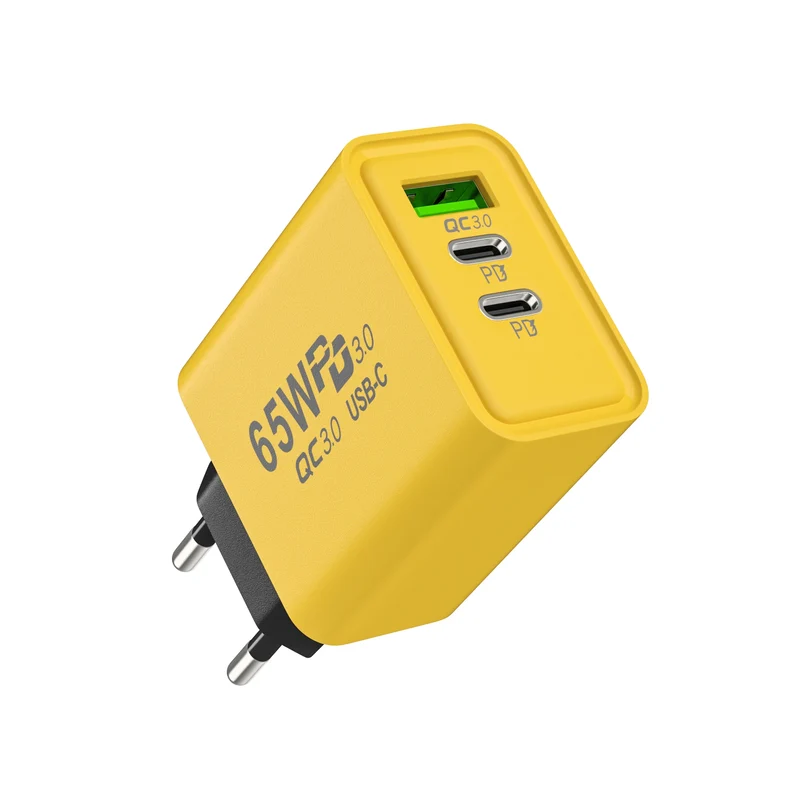 2025 Trending Products 65W Power Adapter Portable Wall Phone Charger Suitable for Any Mobile Phone Plug Travel Adapter