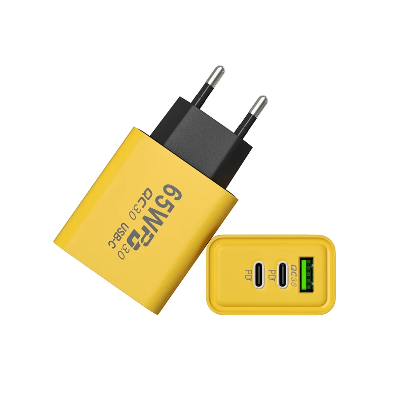 2025 Trending Products 65W Power Adapter Portable Wall Phone Charger Suitable for Any Mobile Phone Plug Travel Adapter