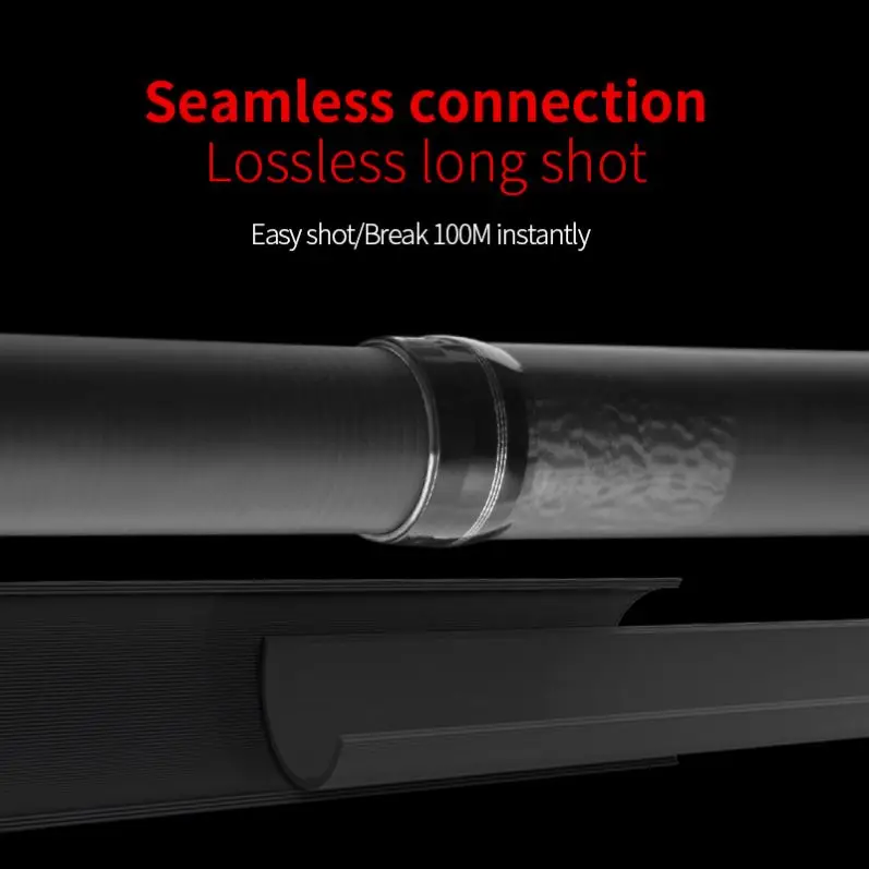 Topline High Quality Carbon Spinning Rod 2.1m-5.4m Super Light 5/6/7/8 Sections Telescopic Long Handle Carbon Fiber Fishing Rod