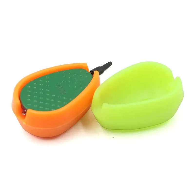 Selco TPE Material Green Orange Feeder Fishing Bait Cage Mould Feeder Mold