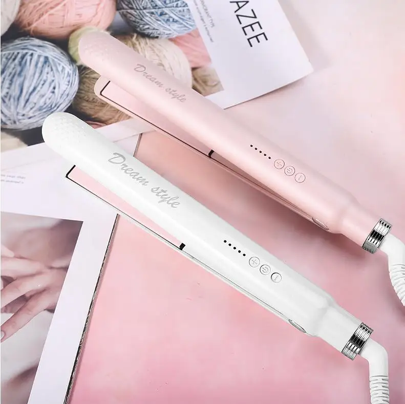 2023 Light Hair Straightener and Curling Iron Hair Styler with Led Digital Display Hair Curler