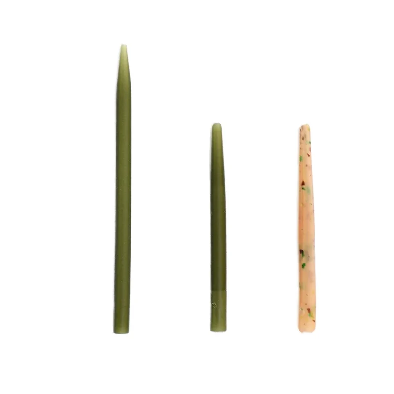 500pcs Carp Fishing Anti Tangle Sleeves Connect with Hook for Carp Fishing Terminal Tackle Camo Green 3 Sizes