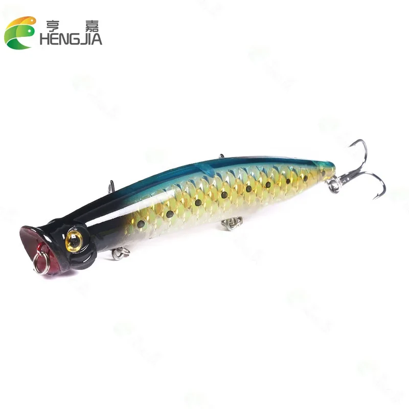 Wholesale 11cm 13g Topwater Fishing Popper Freshwater Saltwater Fishing Popper Lure Bait