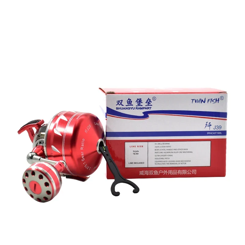 J39 Fishing Spinning Reel 6+1 Bearing Configuration Speed 3.875:1 Saltwater Freshwater Carp Fish Line Reel Fishing Reel
