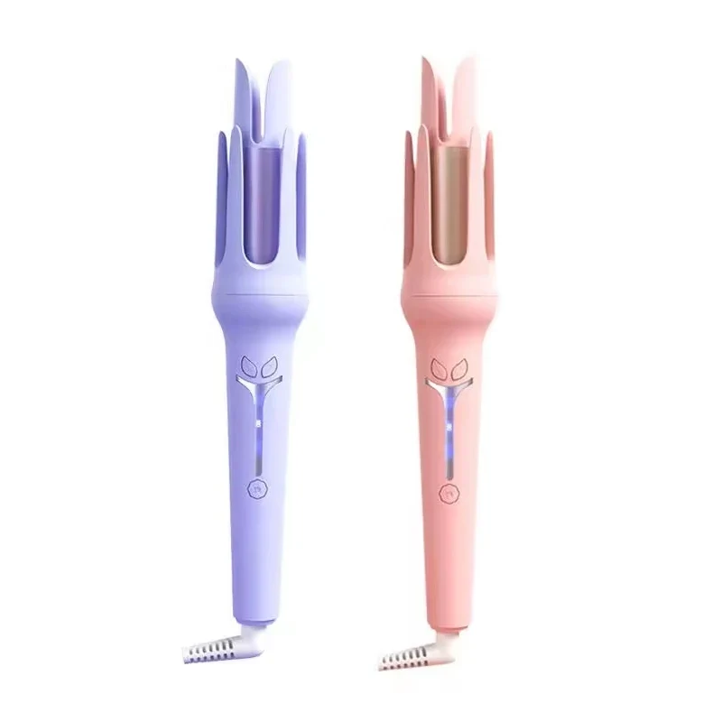 New Style Ceramic Tourmaline Curling Wand Adjustable Temperature Hair Curler Iron for Natural Waves