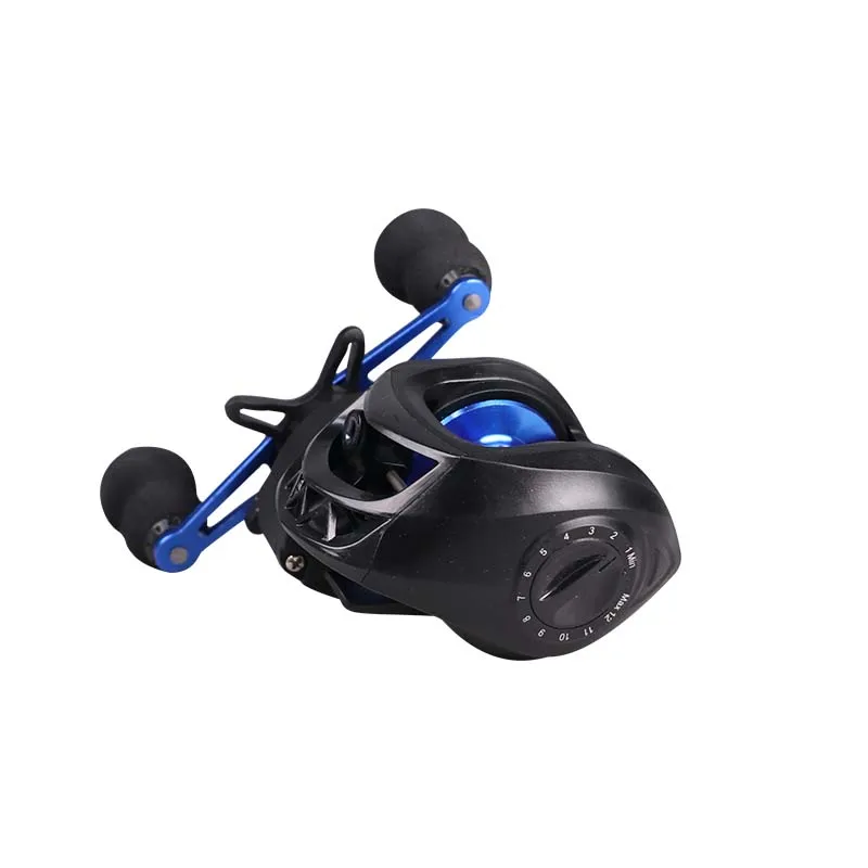 KALIOU S108- S113 AC200 8KG Max Drag Fishing Reel Magnetic Brake 7.2:1 High Speed Gear Ratio Baitcasting Fishing Reel