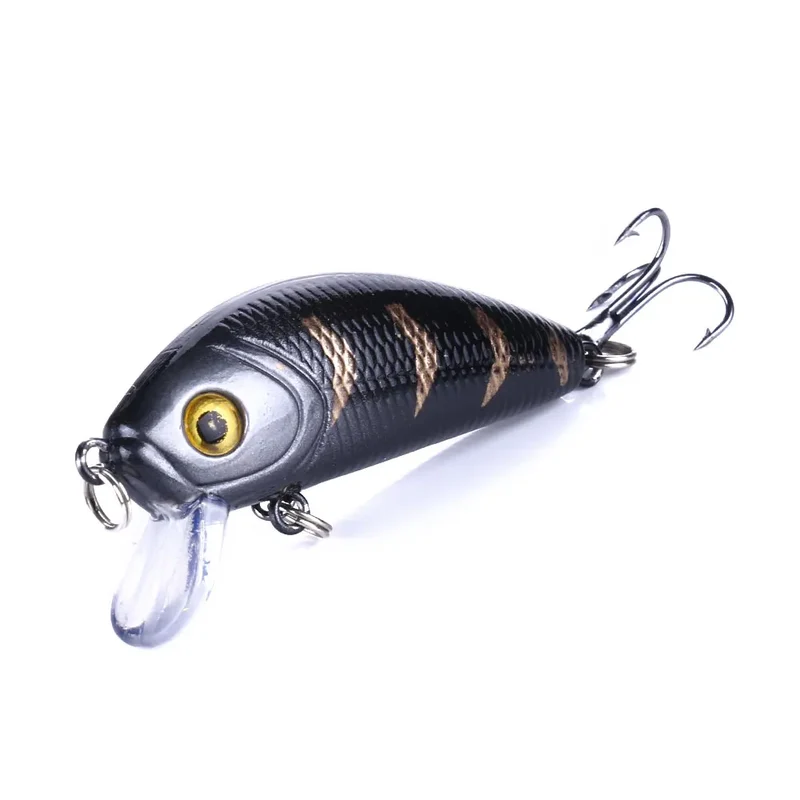 Hengjia 3d Eyes Hard Body 5cm Small Minnow Flying Fishing Lure
