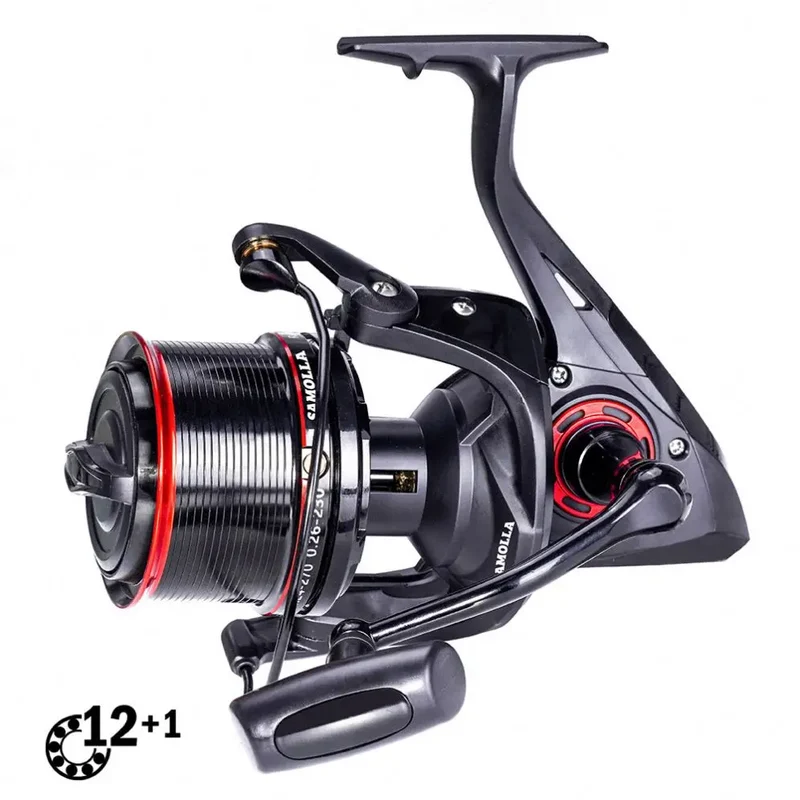 Size 8000-12000 Distant Fishing Wheel Sea Surf Spinning Reels Drag 25kg 12+1BB Saltwater Boat Surf Fishing Reels