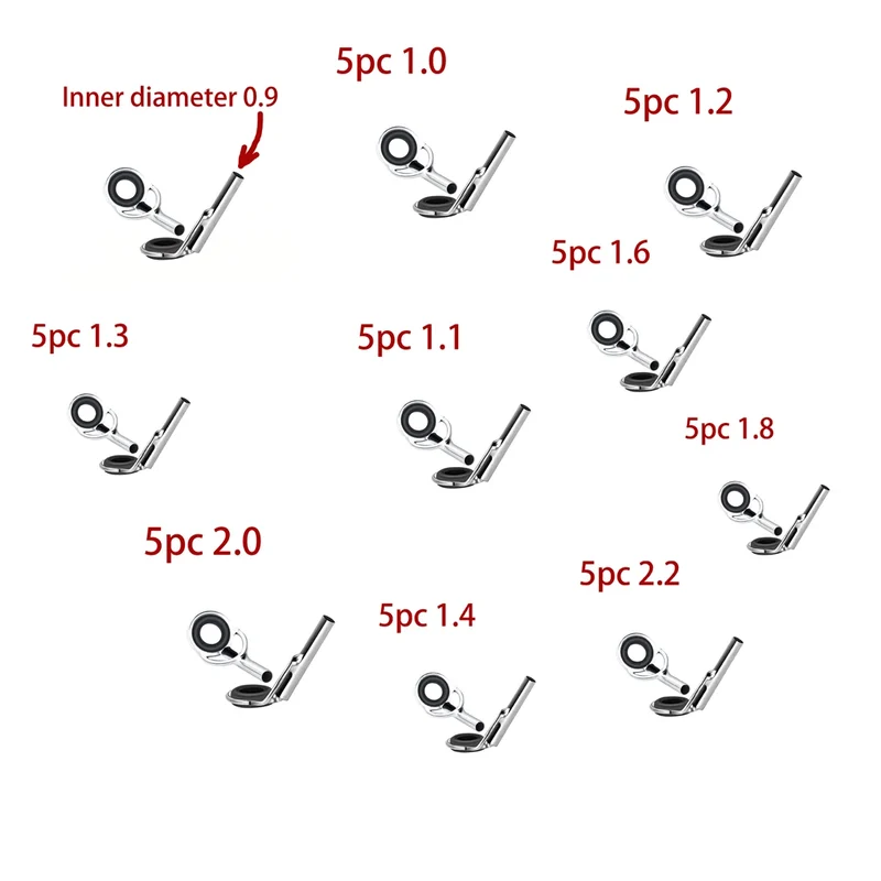 Stainless Steel Guide Ring Surf Rod Wire Loop Model 0341 Premium Fishing Tools & Accessories