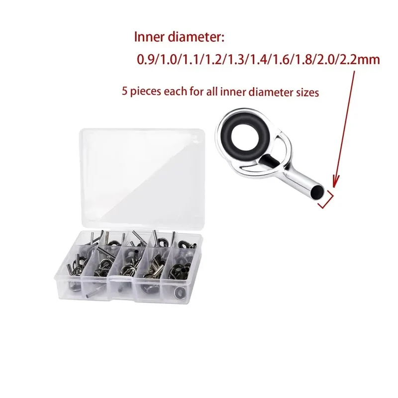 Stainless Steel Guide Ring Surf Rod Wire Loop Model 0341 Premium Fishing Tools & Accessories
