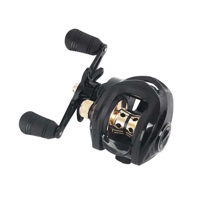 Black Gold 18+1 Bearings Waterproof Sea Fishing Bait Casting Reel High Speed With Magnetic Fishing Reel