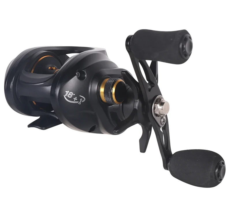 KALIOU Carbon Baitcasting Spinning Fishing Reel 8kg Max Drag Line Twist Prevention for Deepsea Saltwater Use Left Hand