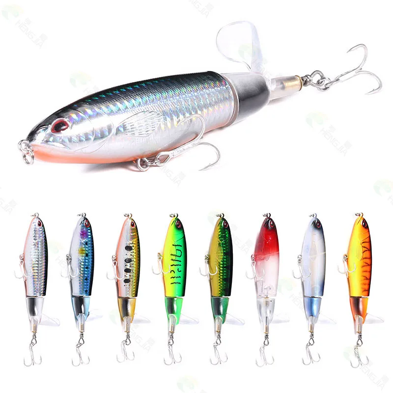 Fishing Lure 37g With Rotating Spin Tail for Bass Trout Pike