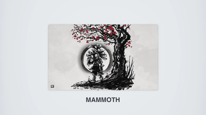 Maske unter dem Mond