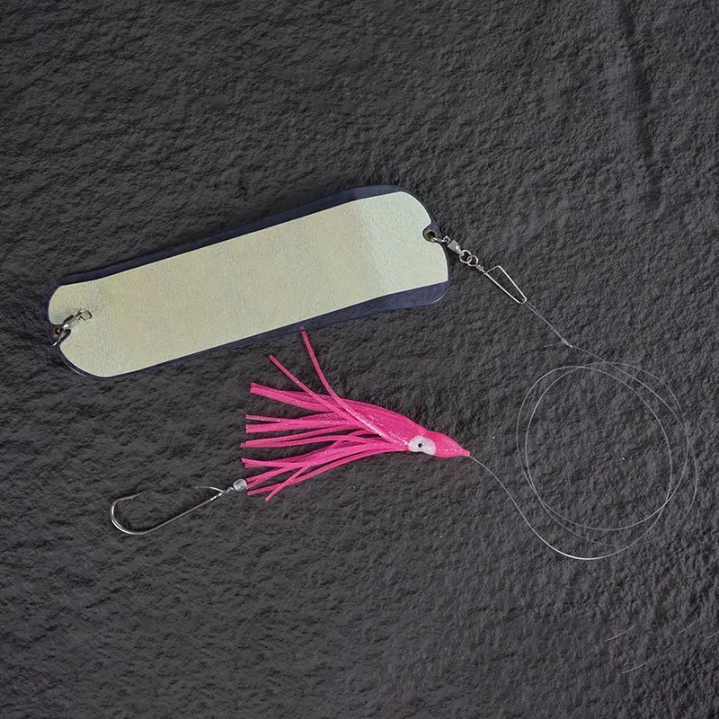 Selco Flasher Fishing Freshwater Big Fishing Game Hotchip Flashers Trolling Luminous UV Salmon Flasher