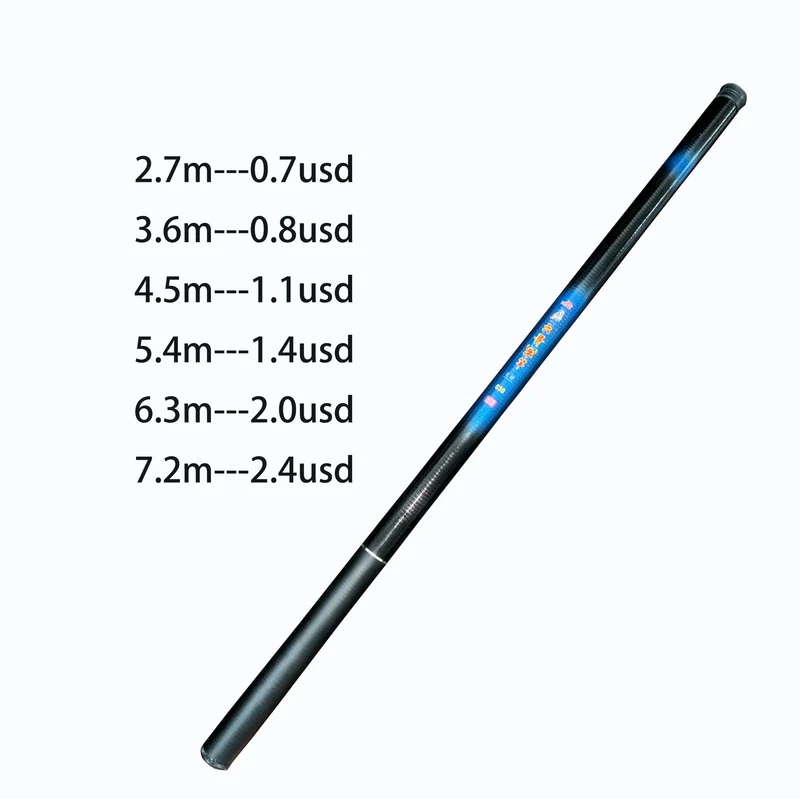 0.70USD Fiberglass Telescopic Stream Fishing Rod, Stiff Adjustable Rod, Spinning Fishing Rodfishing Tackle Fishing Rod