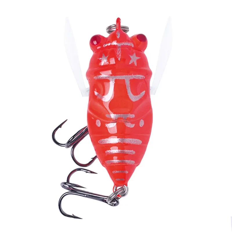 4cm/6.4g Swing Finishg Cricket Insect Bait Minnow Hard Lure Fishing Isca