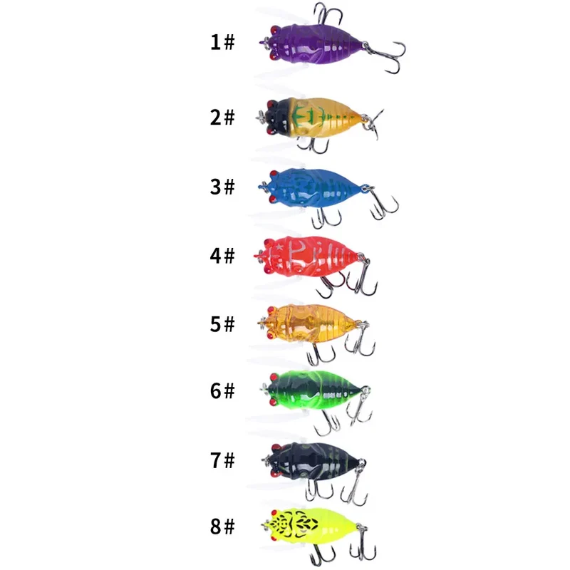 4cm/6.4g Swing Finishg Cricket Insect Bait Minnow Hard Lure Fishing Isca