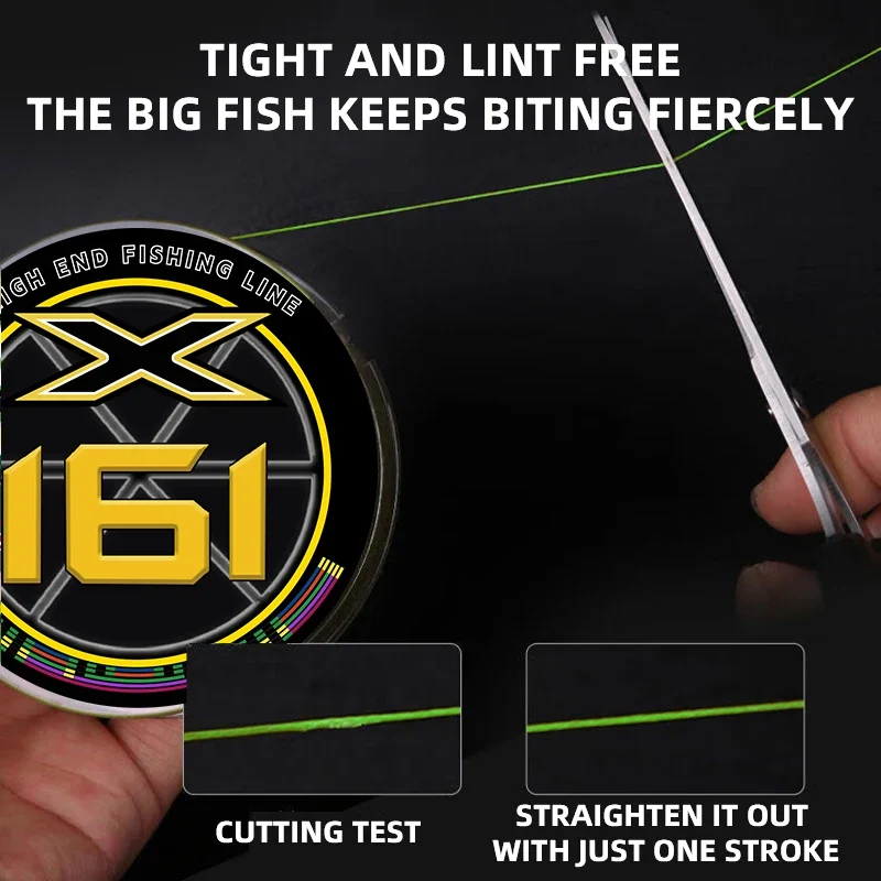 161 Braid 150m Japan PE Weave Multifilament Line Strong Fishing Wire Fishing Accessories Durable PE Fishing