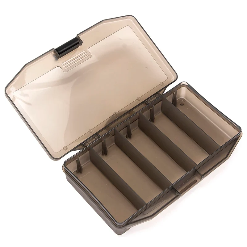 Wholesale Fishing Tackle Box Professional Fishing Case Portable Plastic Black Ocean Beach Customized Logo Lock PCS Tool Color