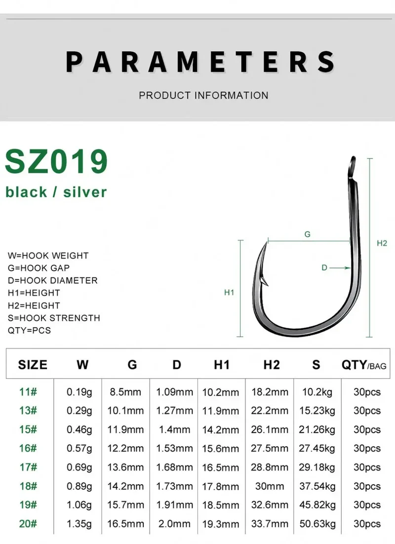 Free Samples Newest 30pcs/set Fishing Hooks Set High Carbon Steel Barbed Single Circle Hook Dip Barbed Carp Hooks Sea Fishing