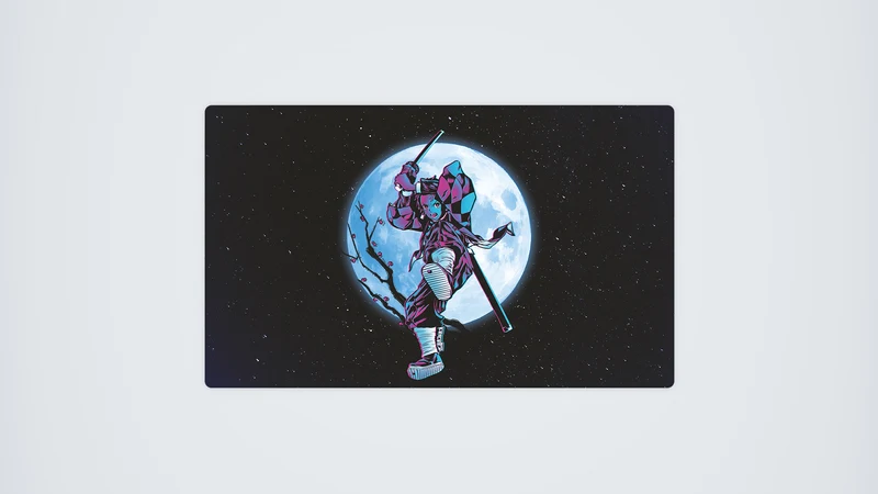 Tanjiro unter dem Mond