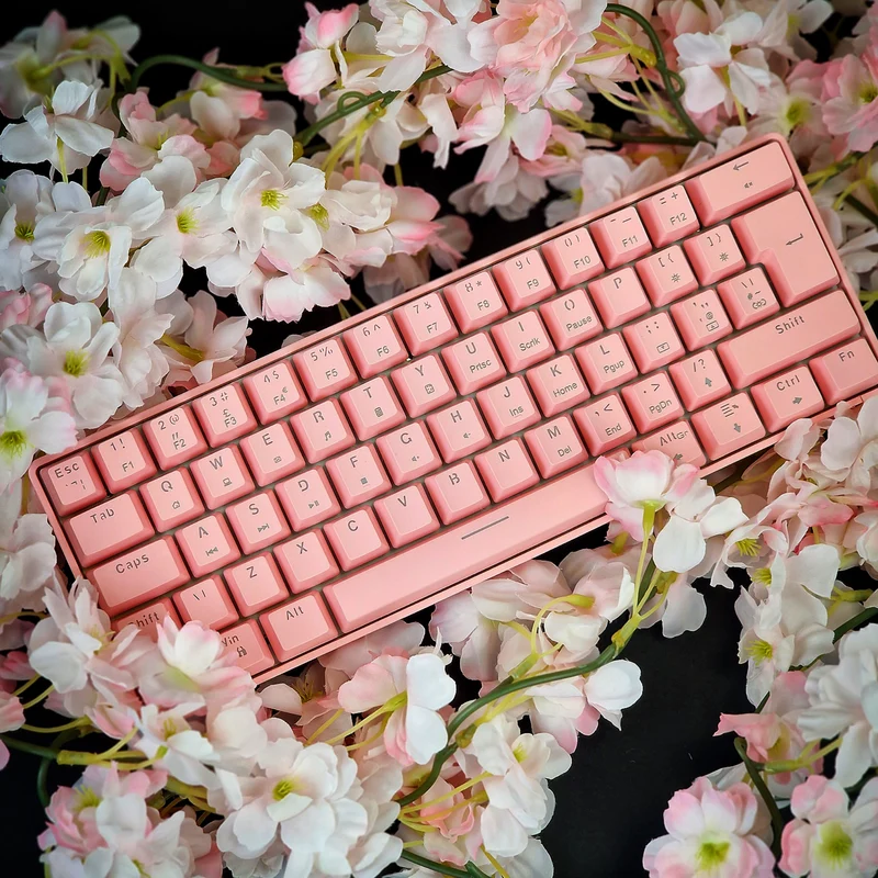 Mechanische Gaming-Tastatur mit 60 % RGB – verkabelt