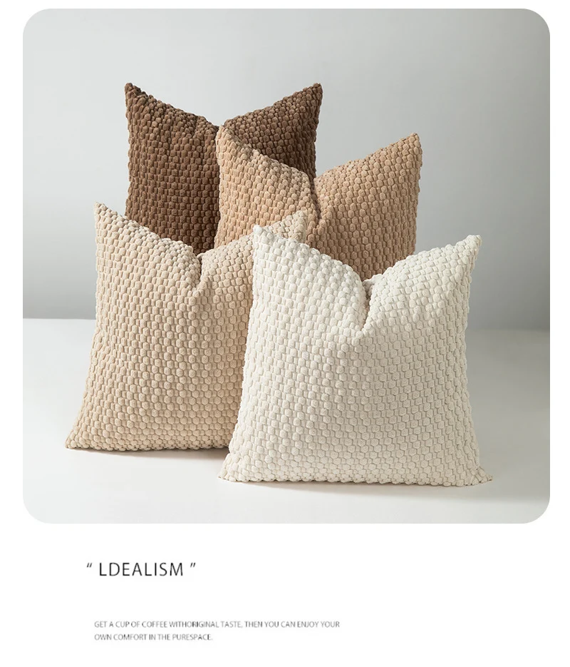 Corduroy Pillow Cover, Cushion Cover, Living Room Sofa Backrest Pillow Cover, Wholesale Amazon Pillow Cover Without Insert