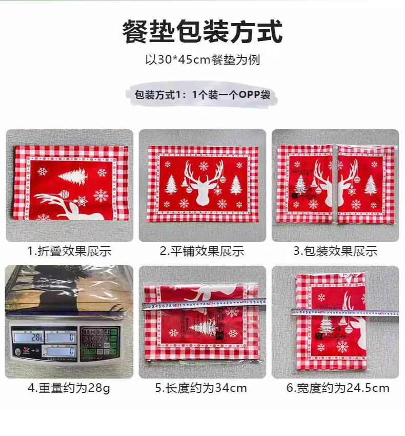 Amazon's Best-Selling Geometric Flower-Shaped Placemat New Holiday Linen Table Mat Home Kitchen Table Decoration Insulation Mat