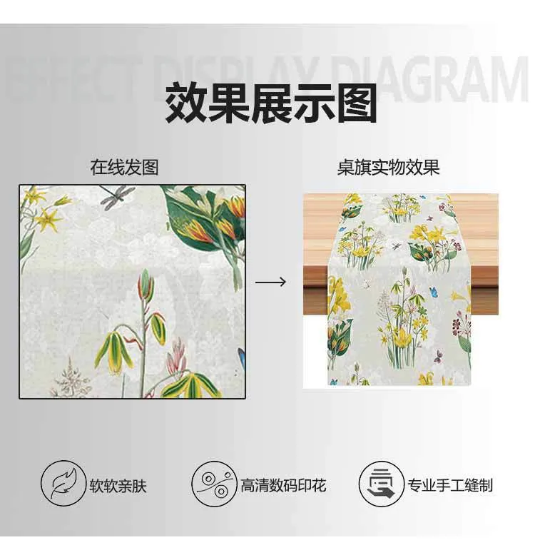 Amazon New Daffodil Table Flag Printing Simple Style Living Room Kitchen Dining Table Decorative Table Amazon Tablecloth