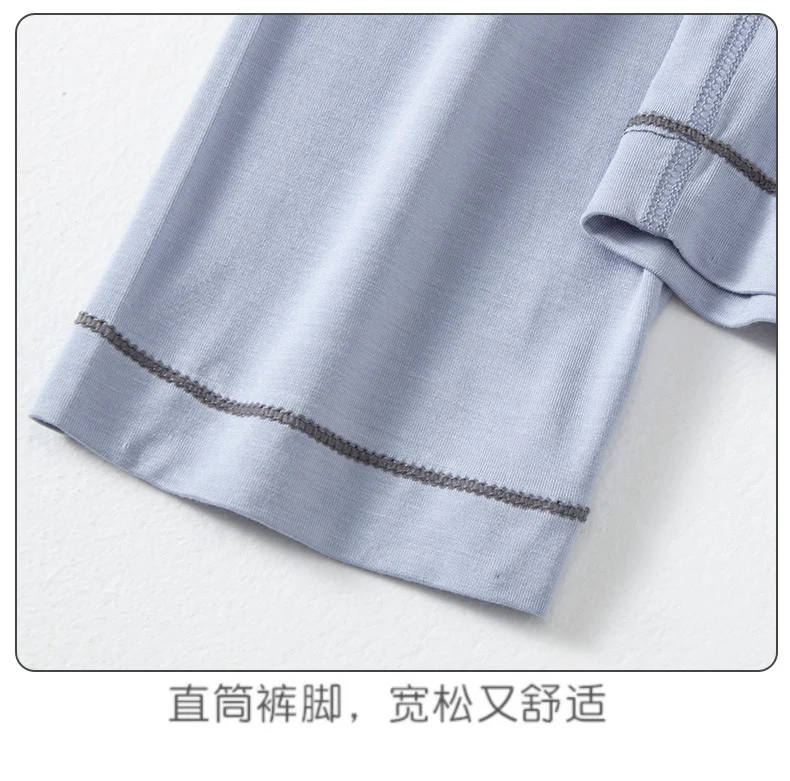 Summer Boys' Short-sleeved Shorts Modal Children's Pajamas Girls' Parent-child Home Clothes suit Children's Air-conditioning Clothes
