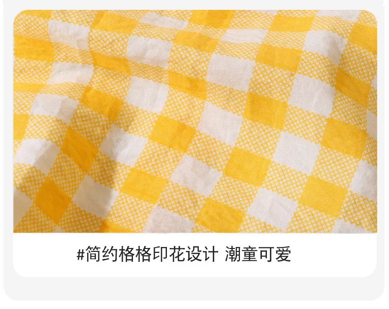 Boys and Girls Cloud Cotton Home Clothes Set Summer Cardigan Cartoon Kidsren's Pajamas Tops Pants Spring & Fall Two-Piece Set