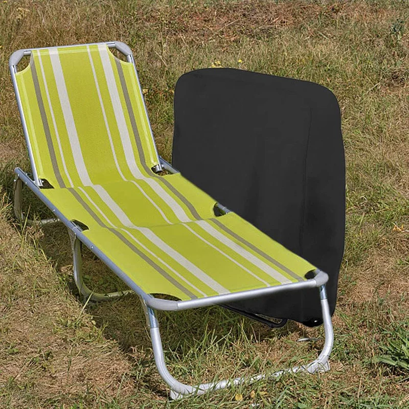 210D Folding Recliner Cover Balcony Garden Courtyard Anti-Blow Dustproof Cover Protective Cover Windproof and Uv Resistant