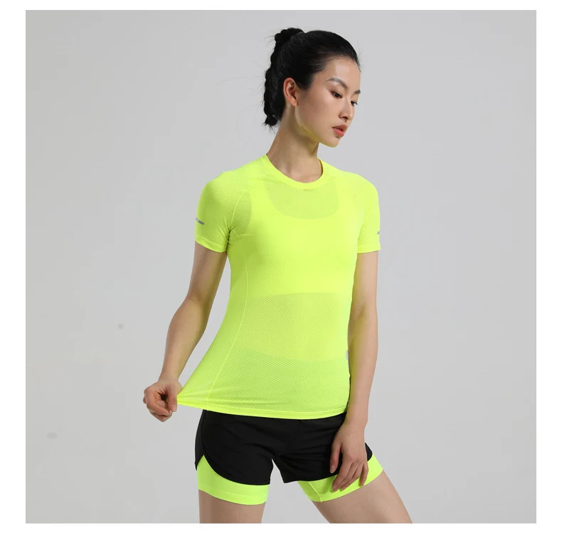 Men's Quick-drying Sports Shorts Fake Two-piece Fitness Triple Pants Marathon Running Pants Invisible Pocket for Mobile Phone
